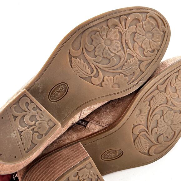 Sofft Eurosoft Adeah Boots 11 NWOT Tan Nude Beige Ankle Booties Boho Comfort - Picture 7 of 7